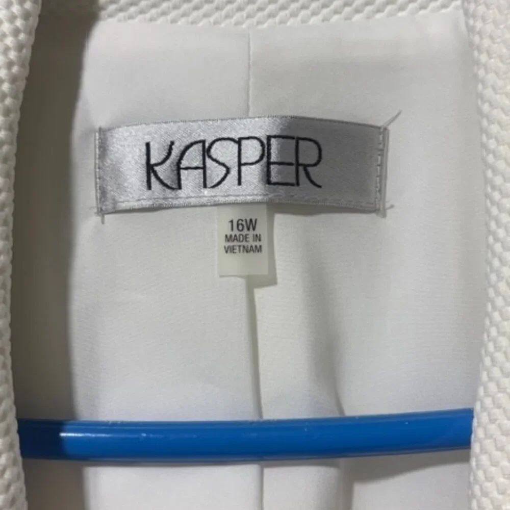 NEW KASPAR WOMEN'S CREAM BLAZER 16W - Picture 4 of 8